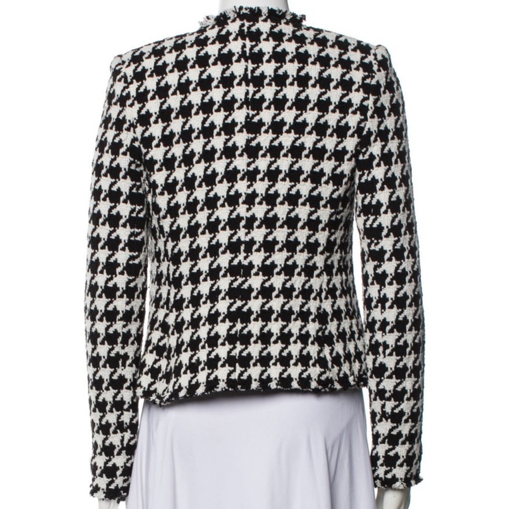 L'Agence Adette Houndstooth Tweed Jacket NWOT - Picture 9 of 10